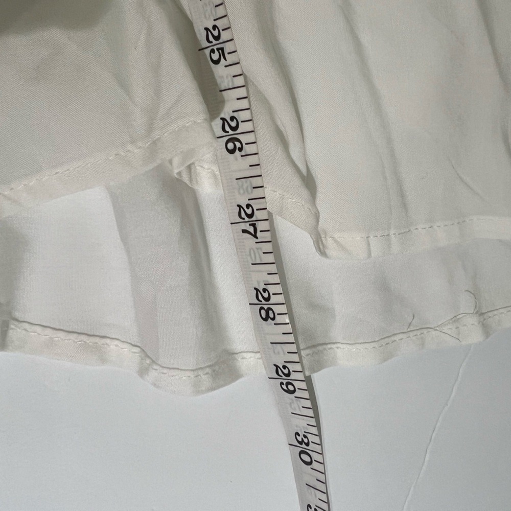NWT White Oversized Cotton Button-Down Shirt Runs Small Hit the Cloth - Picture 9 of 11